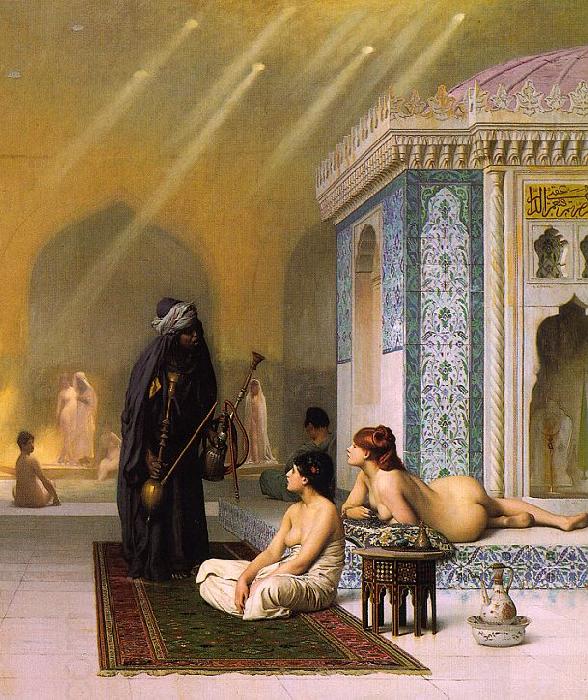 Jean Leon Gerome Harem Pool oil painting picture